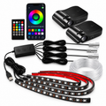 AETHERION complete RGB automotive lighting bundle — product photo