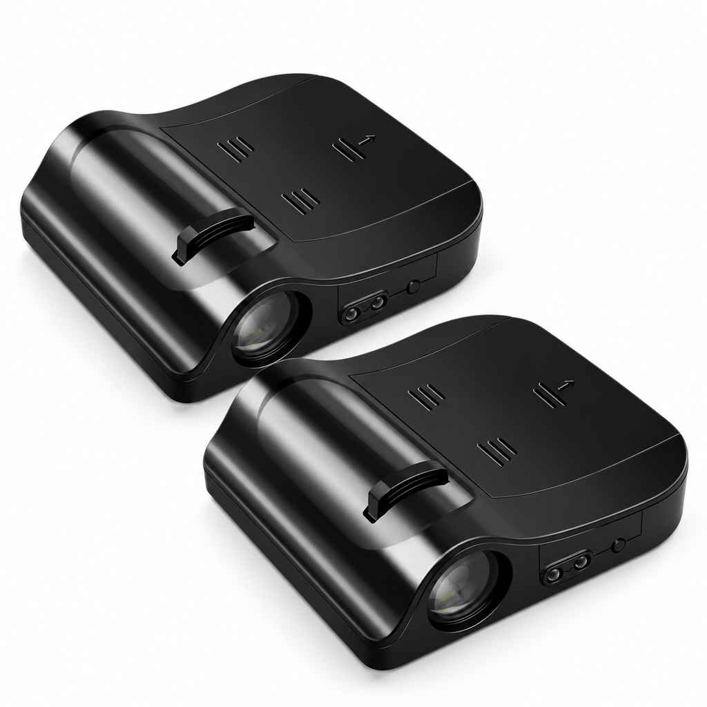 Wireless LED car door projector — AETHERION product photo