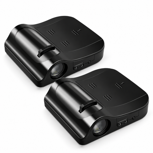 Wireless LED car door projector — AETHERION product photo