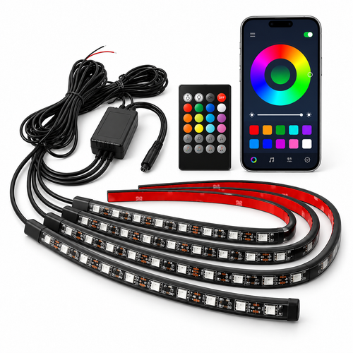 RGB LED car underbody lighting kit — AETHERION product photo