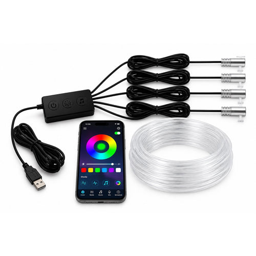 RGB interior ambient lighting kit for cars — AETHERION product photo